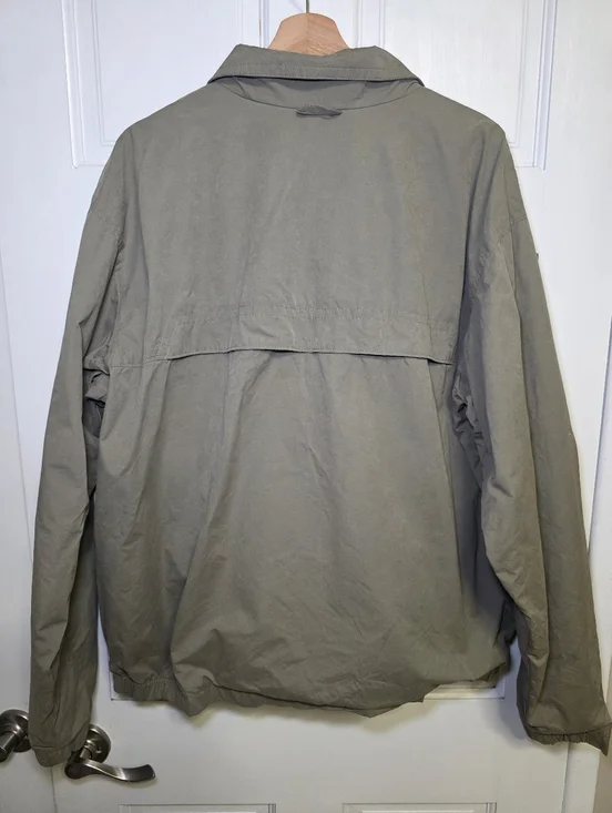 Columbia Lightweight Outdoor Windbreaker Jacket Zip Front- Men's Size XL Olive - Picture 2 of 15